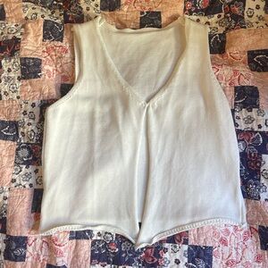 Knitted Y2K Front Button Top